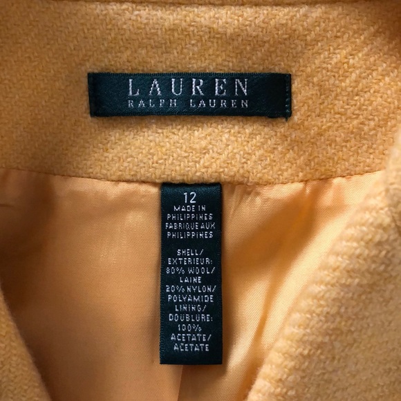 Yellow Ralph Lauren blazer - Picture 4 of 7